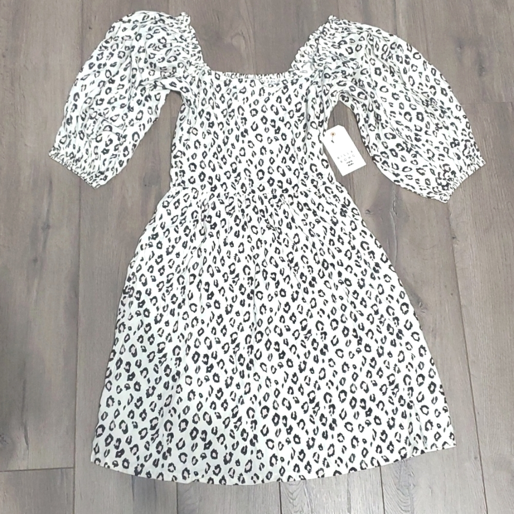 NWT -  BILLABONG Sweet Demeanor Leopard Dress